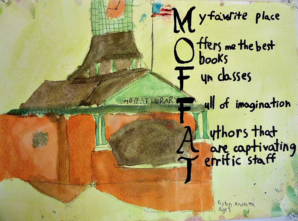Winners of Moffat Library Writing Contest Announced Moffat Library